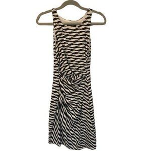 41 Hawthorne Ernesto blue white stripe tank dress size s